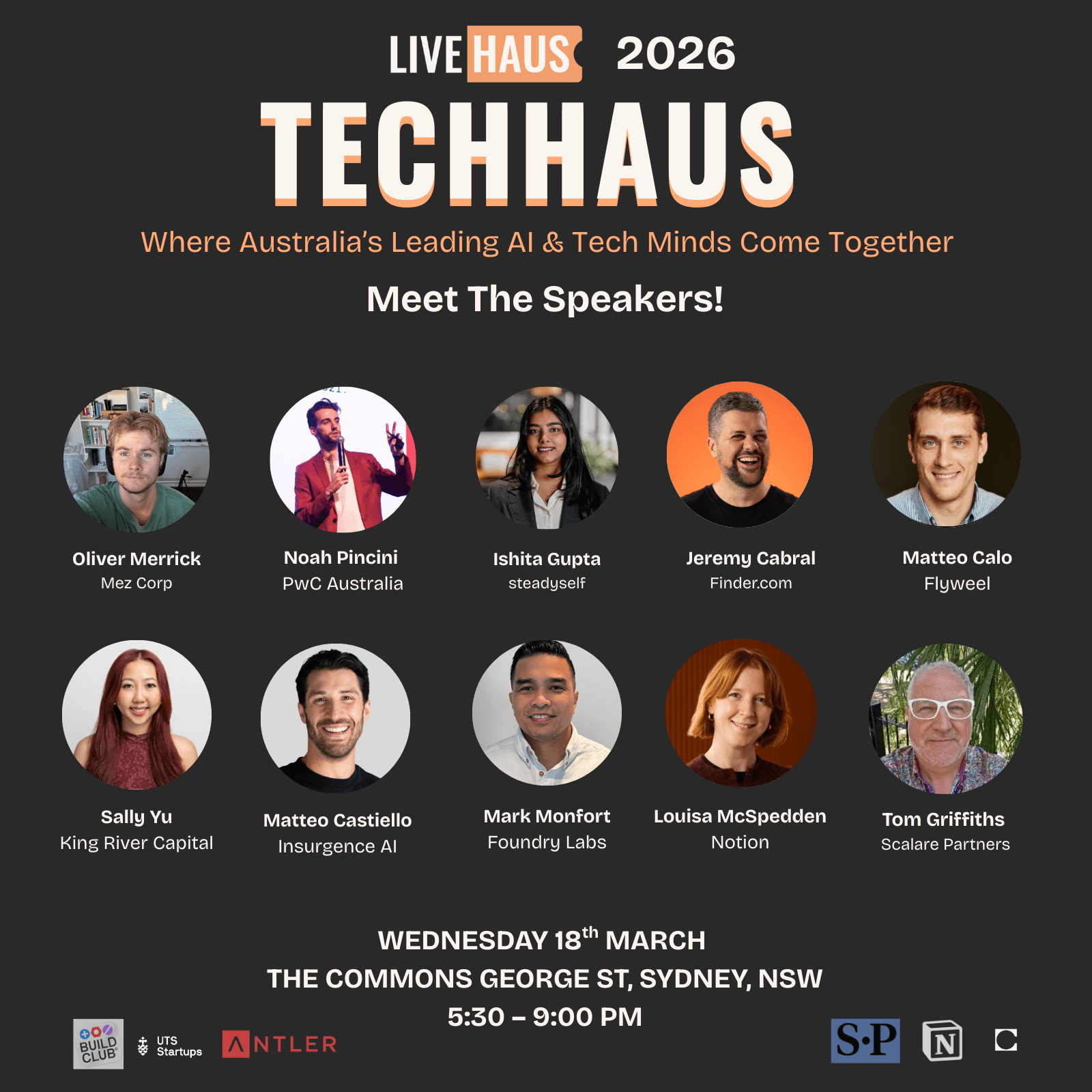 TechHaus Sydney · March 2026: Where Australia’s Leading AI & Tech Minds Come Together